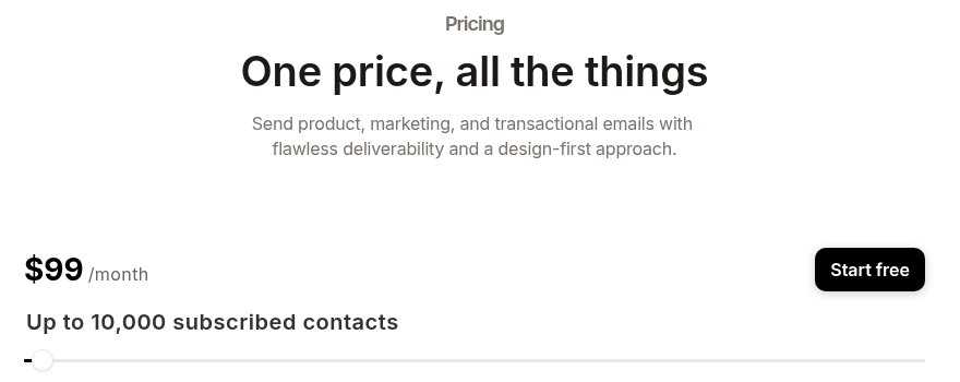 Loops pricing at 10,000 contacts: $99/month — affordable on paper, but the hidden cost is in what the tool can't do