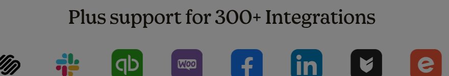 Mailchimp’s 300+ integrations: Shopify, Square, WooCommerce — notice what’s missing? No Bubble, no Webflow, no SaaS lifecycle tools